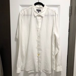Men’s Vince linen button down shirt